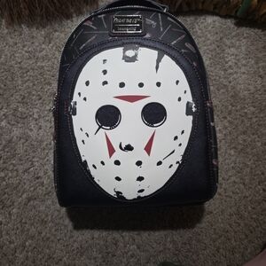 Loungefly Black and White Backpack